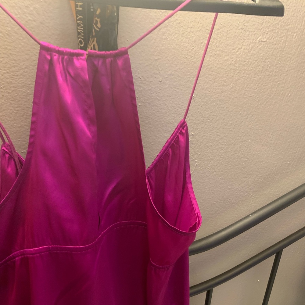 Fuchsia String Tank Top - Picture 5 of 9